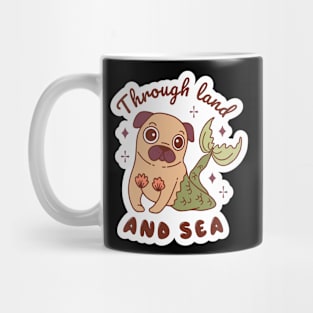 Mermaid Pug Mug